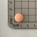 Mini cabochon rotondi in resina retro piatto ciondolo DIY per nail art custodia per telefono - Arancione