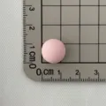 Mini cabochon rotondi in resina colorata DIY nail art ciondolo per custodia 10pz - Rosa