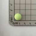Mini perla in resina rotonda verde chiaro per nail art fai da te e custodia per telefono. - Verde