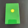 Green plastic cigarette case flip top protective box for 20 cigarettes moisture proof shell - Green