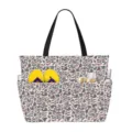 Large capacity waterproof camouflage beach bag with multi-pocket design for travel and gym - Colorful Leopard 2