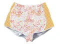 Women's summer sports hot pants with pastel leopard and waffle grid prints - S / Multicolor Leopard 1