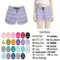 Personalized custom name casual sports shorts featuring lilac color with font options - 3XL / Custom Name Style
