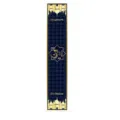 Vintage Mond Tischlaeufer fuer Kueche Esstisch Dekoration, elegante Fest Party Stoff Abdeckung. - Dunkelblau Gold Moschee Muster (19) / 33*180cm