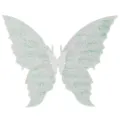 Fairy butterfly wings costume for cosplay, angel wing back decoration for party and festival. - 80*48cm / White