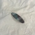 Plaid hair clip vintage tartan snap hairpin cute bangs hair accessory for women girls daily wear - Oval Clip / Blue Gray