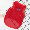 Ademend mesh honden vest zomer huisdier kleding verkoelend voor kleine honden rood - XS / Rood