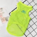 Gedetailleerd overzicht van neon groen mesh hondenvest, zomer huisdierkleding voor kleine honden. - XS / Groen