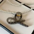 Elegante molletta per capelli in acrilico cavo con forma a croce per donne, clip grigia trasparente. - 11cm / Grigio trasparente