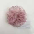Koreanische romantische Blumen Organza Haargummi, Retro Ölgemälde Stil flauschiges Haarband. - Rotes Blumenmuster