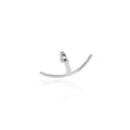 Minimalist punk style metal non-piercing lip cuff unique cold wind body jewelry. - F-51 / Gold