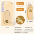 Colle en rouleau portable ruban adhésif double face pour scrapbooking papeterie jaune - Jaune