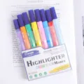 Set de surligneurs couleur bonbon GuangNa, marqueurs de planificateur pour etudiants. - Ensemble de 8 Couleurs