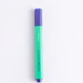 GuangNa candy color highlighter pen, student key marker pen with purple cap and green body. - Green
