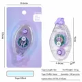 Dominie rouleau de colle 8mm haute viscosite ruban adhesif double face pour carnet. - Violet