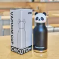 Cute panda vacuum insulated water bottle with 480ml capacity stainless steel thermal cup. - 16oz / Panda