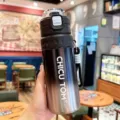 Borraccia spray sfumata in acciaio inossidabile sport outdoor tazza termica portatile. - 650ml / P04 sfumato nero e argento