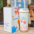 Mignon gobelet isotherme en acier inoxydable litchi avec paille et sangle, tasse portable 500ml. - DMBW-0845 2 pièces