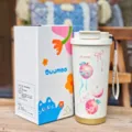 Tasse à café isotherme en acier inoxydable Litchi avec paille 500ml, bouteille d'eau portable. - DMBW-0845 3 pièces