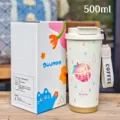 Bicchiere termico da caffè in acciaio inossidabile 500ml portatile con cinturino - 350-500ml / DMBW-0845 1 pezzo