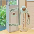 Portable outdoor sports spray water bottle with straw and large capacity for fitness cycling. - kwy-5298 Style / Blue