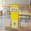 Stainless steel insulated coffee cup with silicone sleeve yellow portable travel mug tumbler - 1773 Yellow