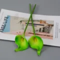 Kunststof PU Mini Calla Lelie Groene Variant voor Huisdecoratie en Huwelijksfotografie Prop - Calla lelie - Lichtgroen