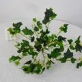 Artificial ivy plant fake vine foliage green leaves for home room wall decor - Green Sweet Potato Leaves
