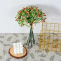 Kunstmatige Gipskruid Bloemen Boeket Rood Wit Nep Planten Huwelijk Feest Decor SKU - Rood boeket