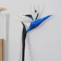 Artificial Bird of Paradise PU Strelitzia flower single stem for home hotel wedding decor. - Blue