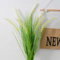 Erba Coda di Volpe Artificiale Pianta di Canna Verde Decorazione Casa per Soggiorno - Fascio di erba codina - Verde