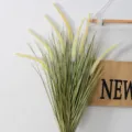 Erba della pampa artificiale canna coda di volpe pianta da interno decorazione terra mazzo - Bouquet di coda di volpe - Verde marrone