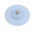 Silikon Waschbecken Stopper Ablaufabdeckung 10cm Blaue Farbvariante für Küchenspüle - Hellblau