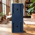 Blue punch-free power strip holder wall mounted socket organizer cable management bracket - Blue