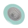 Kitchen Sink Strainer Light Green Grey Hair Catcher Basket Filter Plug Tool Item - Green