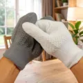 Gants résistants à l'usure épaissis pour polir les perles de noix et l'entretien des bijoux. - 2 paires / Blanc + Gris