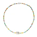 Collana di perline colorate con ciondolo di perla barocca moda estate gioielli chic - Collana di Perla Barocca Irregolare (N2434) / Colorato