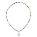 Collana di perline colorate con ciondolo di perla barocca irregolare per ogni occasione. - Stile Perla Barocca Grande Perlina Colorata (N2472) / Colorato