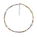 Girocollo con perline colorate stile bohemien collana corta choker gioiello variante - Stile Bohémien Perline a Colori Misti (N2361)
