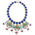 Stunning European and American colorful rhinestone statement bib necklace for women party dress. - European Vintage Luxury Heavy Necklace (N1575)