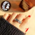 Vintage braided Thai silver open ring for women, stylish retro aesthetic finger jewelry. - Adjustable Open / Vintage Woven Style (R1346B)