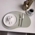 Set de table en cuir forme de cajou nordique double face napperon résistant à la chaleur - 44*30cm 115g/Pièce / Vert Jade
