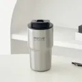 Tasse a cafe thermique en acier inoxydable tasse de voyage argent avec couvercle - 550ml / 1484 Argent
