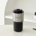 Tasse a cafe isotherme portable en acier inoxydable avec double boisson pour voyage auto. - 550ml / 1484 Noir