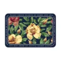 Amerikaanse vintage lederen placemat waterdicht oliebestendig bloemen tafelmat voor thuis. - Rechthoekige Bloemenstijl 12