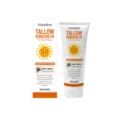 Viareline crème solaire au suif SPF 50 visage et corps, soin hydratant protection UV 57g - 57g