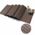 Moderne waterdichte bruine tafelloper voor eettafel en stijlvolle hotel decoratie 180x30cm - 180x30cm / Koffie Verticaal Patroon