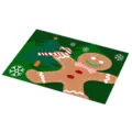 Kerst placemat PVC warmte-isolatie mat groen peperkoek man vakantie tafel decor variant - Kerst 88