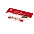 Kerst PVC placemat waterdicht warmte-geïsoleerde mat feestelijke rode keukeninrichting - Kerst 89