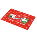 Rode Kerst placemat PVC tafermat vakantie eetdecoratie geisoleerd kussen feestelijk ontwerp - Kerst 8.